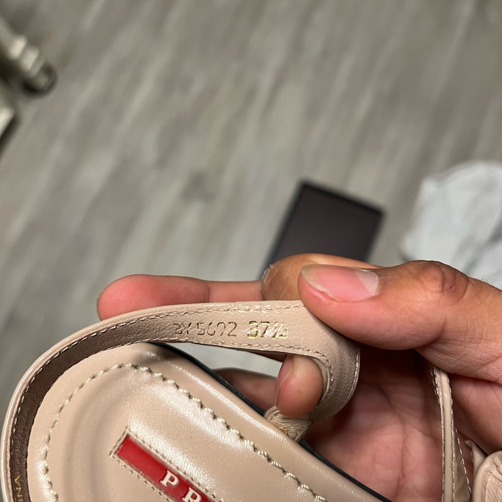 Prada Women's Nude Sandals - Picture 5 of 6
